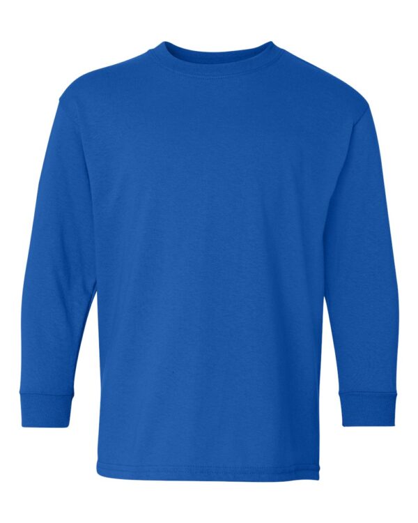 Gildan - Heavy Cotton Youth Long Sleeve T-Shirt - 5400B - Image 2