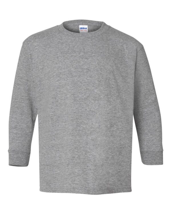 Gildan - Heavy Cotton Youth Long Sleeve T-Shirt - 5400B - Image 11