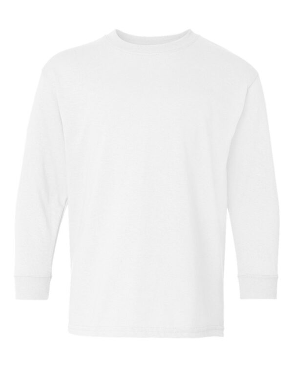 Gildan - Heavy Cotton Youth Long Sleeve T-Shirt - 5400B - Image 12