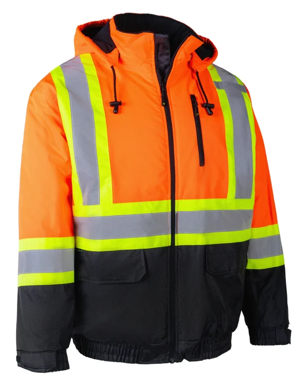 Hi Vis Lightweight Aviator Rain Jacket - 024-AJ707 - Image 3