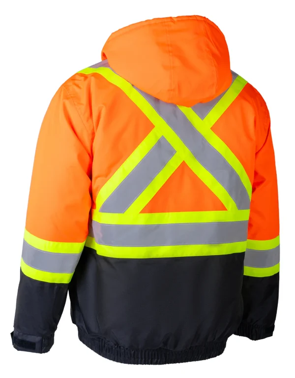 Hi Vis Lightweight Aviator Rain Jacket - 024-AJ707 - Image 4