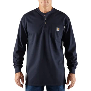 Carhartt FR Force Cotton Long-Sleeve Henley - 100237