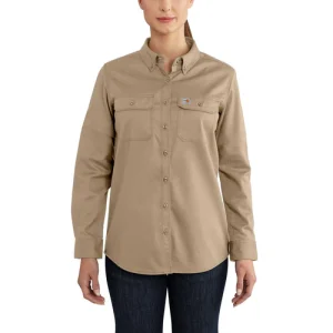 Carhartt Women's Flame Resistant Relaxed Fit Rugged Flex Twill Shirt - 102459