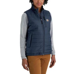 Carhartt Women's Rain Defender Nylon Insulated Mock-Neck Vest - 104315