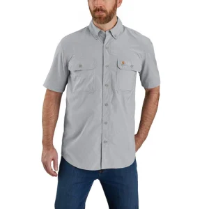 Carhartt Force Relaxed Fit Lightweight Short-Sleeve Button Down Shirt - 105292