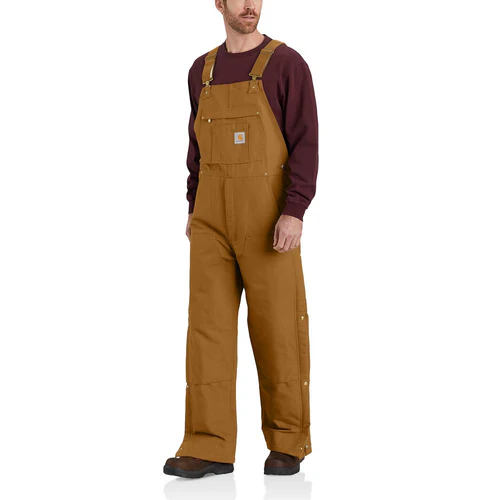 Carhartt Men’s Loose Fit Firm Duck Insulated Bib Overall – 106672