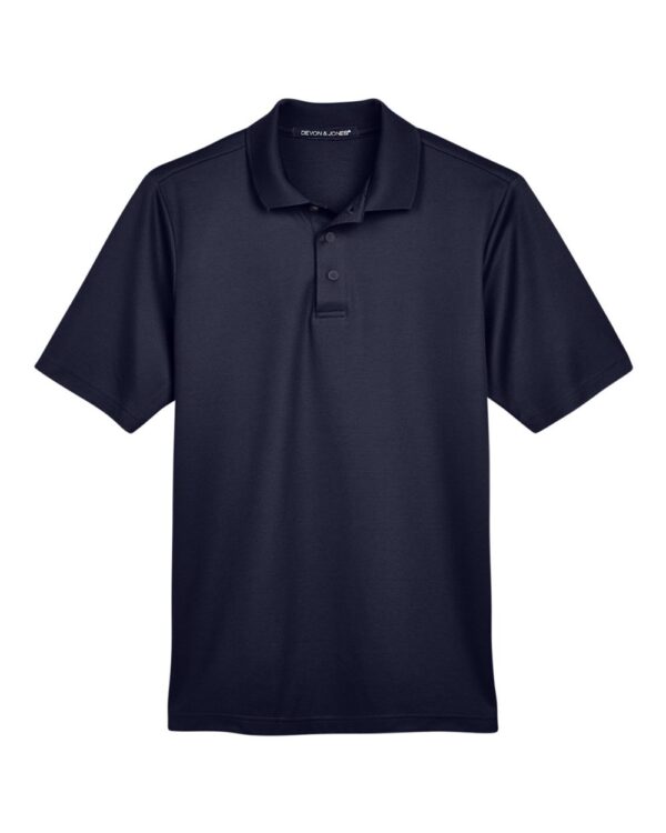 Devon & Jones - Men's CrownLux Performance Tall Plaited Polo - DG20T - Image 7