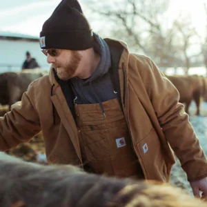 Carhartt Loose Fit Washed Duck Quilt Lined Active Jac - 104050