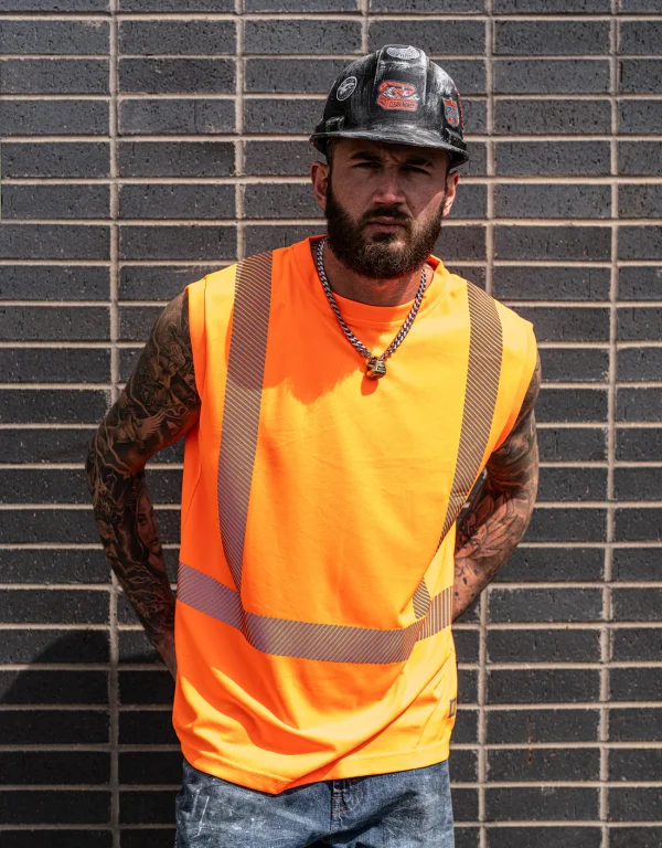 Hi-Vis Sleeveless Tee - 022-BEPMT - Image 5