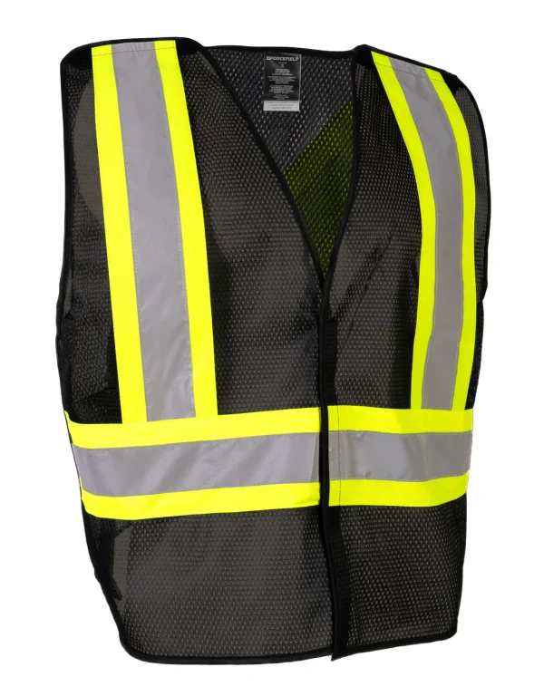 Lightweight Polyester Mesh Safety Vest with 5-Point Tear-Away - 022-TV7
