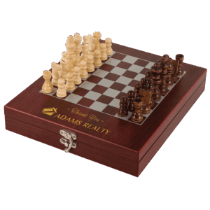 Rosewood Finish Chess Set - CHES01A