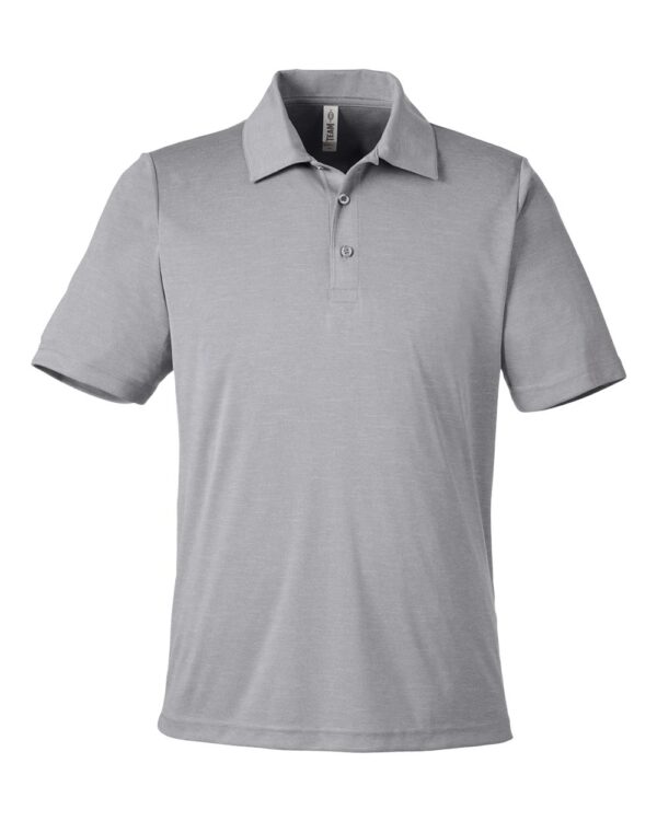 Team 365 - Men's Zone Sonic Heather Performance Polo - TT51H - Image 8