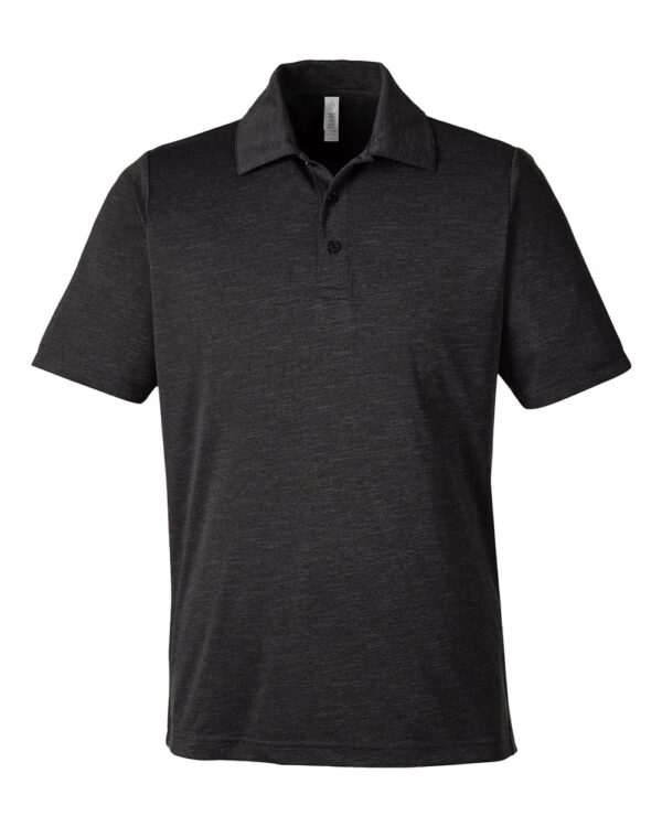 Team 365 - Men's Zone Sonic Heather Performance Polo - TT51H - Image 7