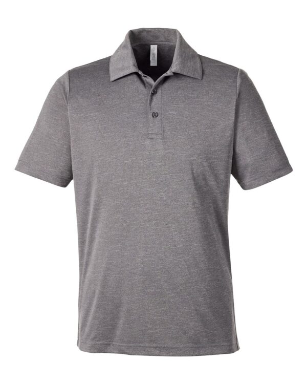 Team 365 - Men's Zone Sonic Heather Performance Polo - TT51H - Image 6