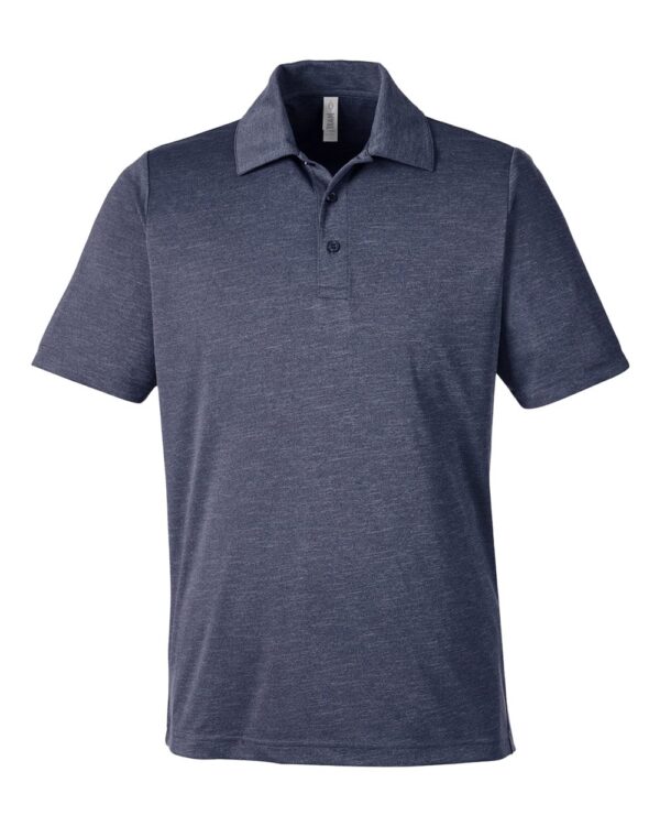 Team 365 - Men's Zone Sonic Heather Performance Polo - TT51H - Image 5