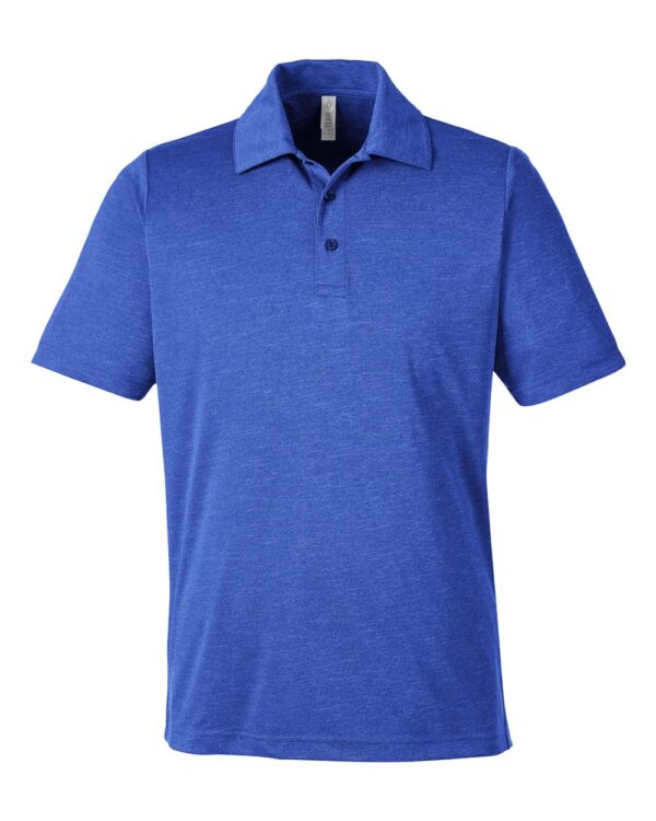 Team 365 - Men's Zone Sonic Heather Performance Polo - TT51H - Image 4