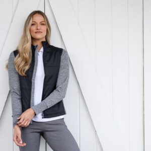 Cutter & Buck Stealth Recycled Hybrid Quilted Womens Windbreaker Jacket - LCK00042