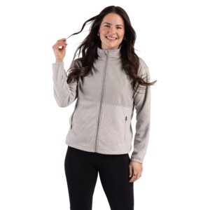 Cutter & Buck Hunts Point Recycled Fleece Womens Hybrid Full Zip Jacket - LCK00230