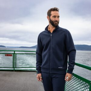 Cutter & Buck Roam Recycled Buttery-Soft Knit Mens Big & Tall Full Zip Jacket - BCK01281