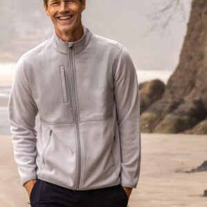 Cutter & Buck Hunts Point Recycled Fleece Mens Hybrid Full Zip Jacket - MCK01370