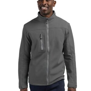Clique Telemark Recycled Stretch Softshell Mens Full Zip Jacket - MQO00055