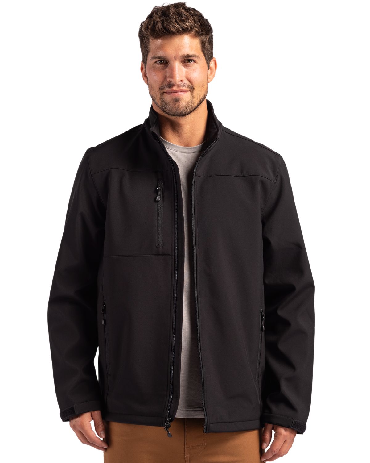Clique Tempest Recycled Waterproof Stretch Softshell Mens Full Zip Jacket – MQO00078
