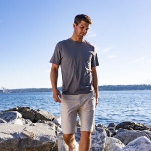 Cutter & Buck Coastline Recycled Double Peached Mens Short Sleeve Tee - MCK01333